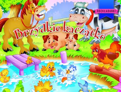 Brzydkie kaczątko. Rozkładanki. Autor:   Praca zbiorowa. SmakLiter.pl Okładka książki Brzydkie kaczątko. Rozkładanki