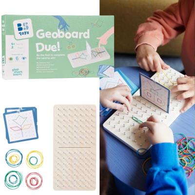 Opakowanie BS Toys, Gra edukacyjna Geoplan, wyścig na plansz