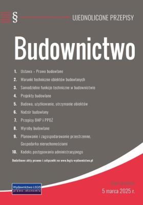 Okładka książki Budownictwo - ujednolicone przepisy