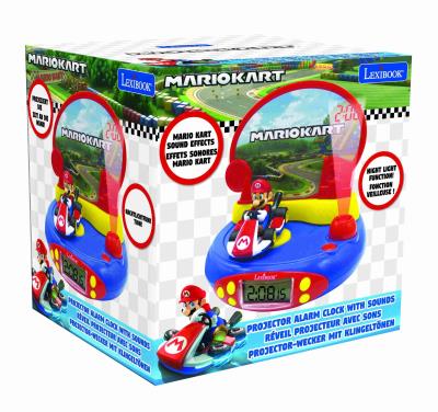 Opakowanie Budzik z projektorem Mario Kart Lexibook RP500NI