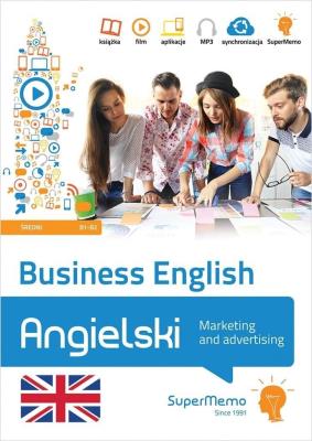 Okładka książki Business English - Marketing and advertising poziom średni B1-B2