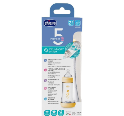 Opakowanie Butelka antykolkowa Perfect5 neutral 240ml 2m+