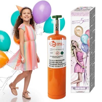 Opakowanie Butla z helem jednorazowa na 5 balonów rozm. 9cali