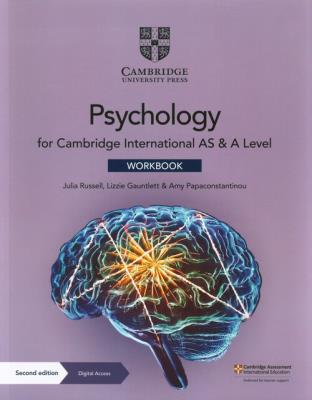 Okładka książki Cambridge International AS & A Level Psychology Workbook with Digital Access