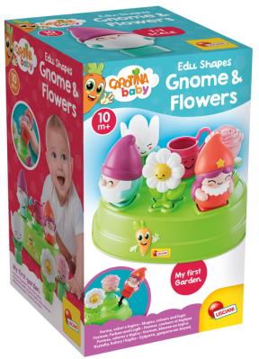 Carotina Baby Sorter Krasnale i kwiaty. Wydawca: Lisciani. SmakLiter.pl Opakowanie Carotina Baby Sorter Krasnale i kwiaty