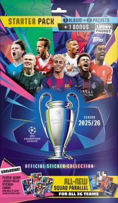 Opakowanie Champions League 2026 S&A Album Pack