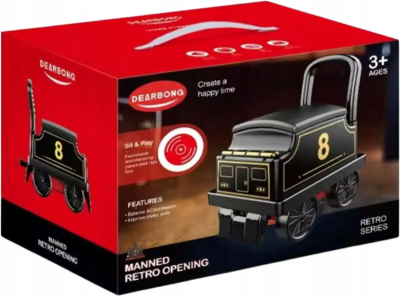Opakowanie Chodzik-jeździk Wagonik lokomotywy retro