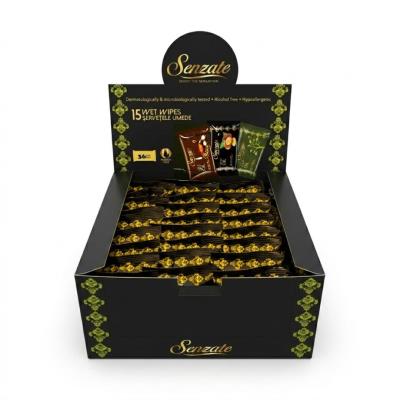 Opakowanie Chusteczki nawilżane Argan Senzate (36szt)