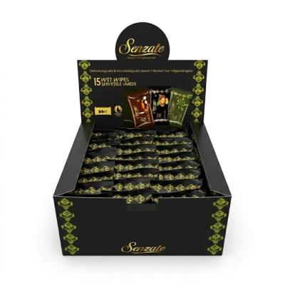 Opakowanie Chusteczki nawilżane Macadamia Senzate (36szt)