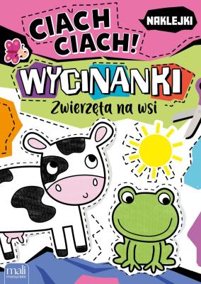 Okładka książki Ciach ciach! Wycinanki zwierzęta w zoo