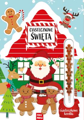 Ciasteczkowe święta. Autor: Opracowanie zbiorowe. SmakLiter.pl Okładka książki Ciasteczkowe święta