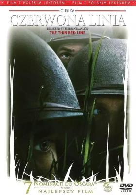Cienka czerwona linia DVD. Autor: Terrence Malick. SmakLiter.pl Okładka książki Cienka czerwona linia DVD