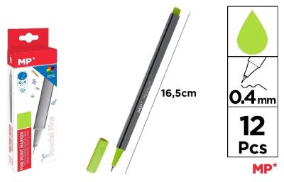 Opakowanie Cienkopis 0.4mm jasnozielony (12szt)