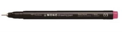 Cienkopis mono drawing 0,35mm różowy. Wydawca: Tombow. SmakLiter.pl Opakowanie Cienkopis mono drawing 0,35mm różowy