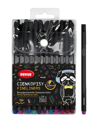 Opakowanie Cienkopisy 0,4mm 24 kolory