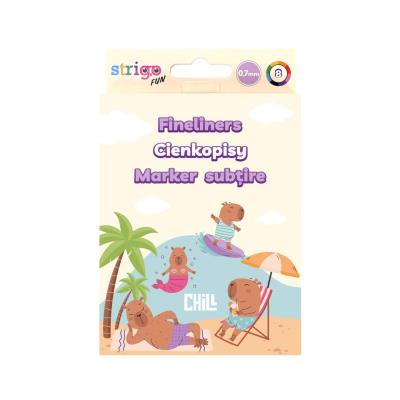 Opakowanie Cienkopisy Kapibara 8szt