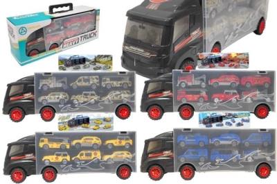 Opakowanie Ciężarówka 32cm z 6 autami MIX