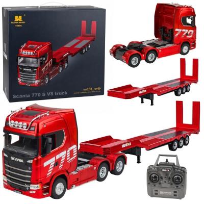 Opakowanie Ciężarówka Scania 770S RC z naczepą czerwona