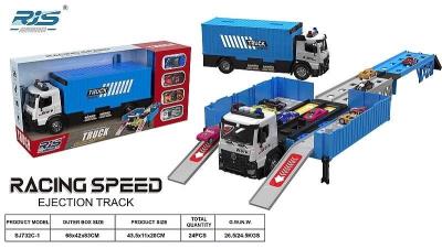 Opakowanie Ciężarówka z rozkładaną naczepą światło dźwięk