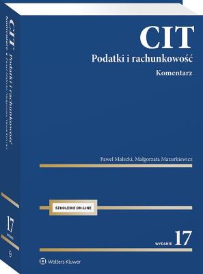 Okładka książki CIT. Komentarz. Podatki i rachunkowość
