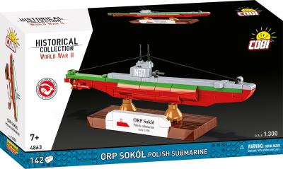 Opakowanie COBI klocki Polish Submarine ORP Sokół COBI-4863