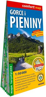 Okładka książki Comfort! map Gorce i Pieniny 1:50 000 mapa