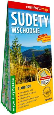 Okładka książki Comfort! map Sudety Wschodnie 1:60 000 laminowana