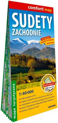 Okładka książki Comfort! map Sudety Zachodnie 1:60 000 laminowana
