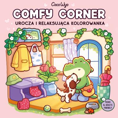 Okładka książki Comfy Corner. Urocza i relaksująca kolorowanka