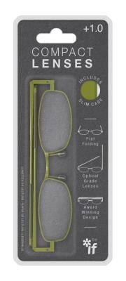 Opakowanie Compact Lenses Okulary +1.0 mix kolorów + etui