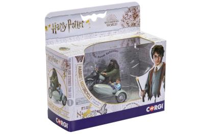 Opakowanie Corgi Harry Potter Motocykl Hagrida z figurkami
