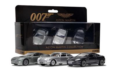 Opakowanie Corgi James Bond Zestaw pojazdów kolekcja Aston Martin