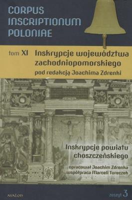 Okładka książki Corpus Inscriptionum Poloniae Tom XI zeszyt 3