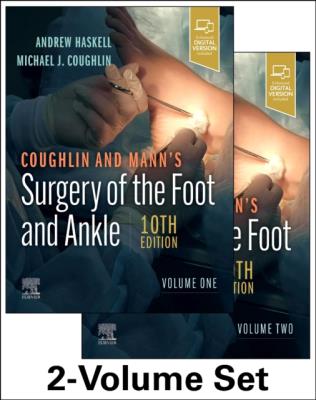 Okładka książki Coughlin and Mann's Surgery of the Foot and Ankle. 2-Volume Set