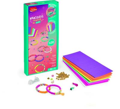 Creativ fabryka bransoletek. Wydawca: Maped. SmakLiter.pl Opakowanie Creativ fabryka bransoletek