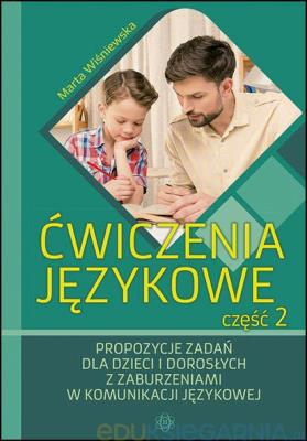 Ćwiczenia językowe część 2. Autor: Marta Wiśniewska. SmakLiter.pl Okładka książki Ćwiczenia językowe część 2