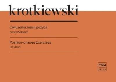 Okładka książki Ćwiczenia zmian pozycji na skrzypce solo