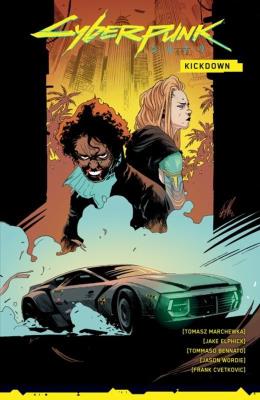 Cyberpunk 2077: Kickdown. Autor: Marchewka Tomasz. SmakLiter.pl Okładka książki Cyberpunk 2077: Kickdown