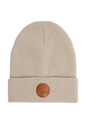 Opakowanie Czapka Beanie z bawełny organicznej beżowa
