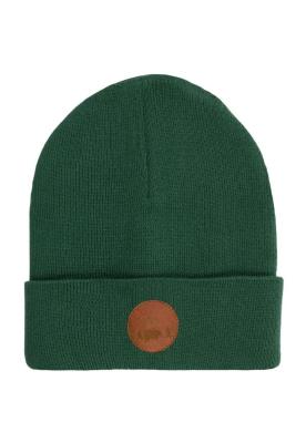Opakowanie Czapka Beanie z bawełny organicznej szałwiowa