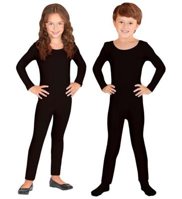 Czarne pełne body dziecięce roz. 140-152cm. Wydawca: Widmann. SmakLiter.pl Opakowanie Czarne pełne body dziecięce roz. 140-152cm