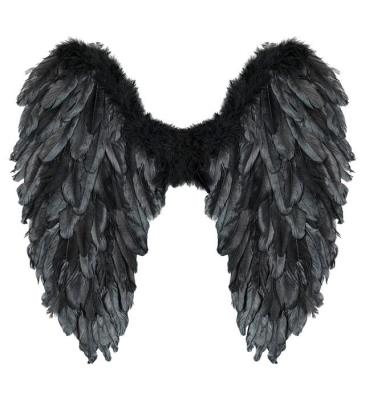 Opakowanie Czarne skrzydła naturalne pióra