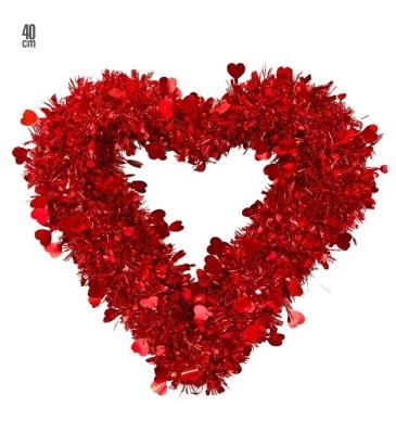 Opakowanie Czerwone dekoracyjne serce 40cm