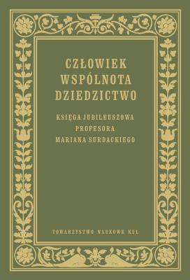 Opakowanie Człowiek Wspólnota Dziedzictwo Księga jubileuszowa prof. Mariana Surdackiego