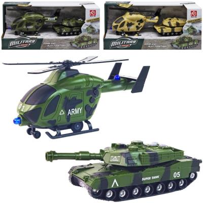 Opakowanie Czołg i helikopter ze światłem