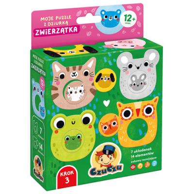 Opakowanie CzuCzu Moje puzzle z dziurką Zwierzątka