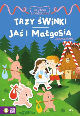 Okładka książki Czytam z rodzicami. Jaś i Małgosia/ Trzy świnka - uszkodzone
