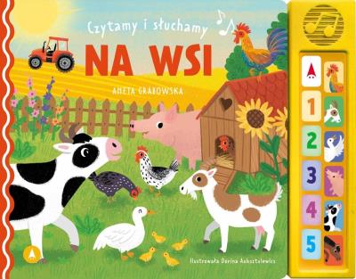 Czytamy i słuchamy. Na wsi. Autor: Grabowska Aneta. SmakLiter.pl Okładka książki Czytamy i słuchamy. Na wsi
