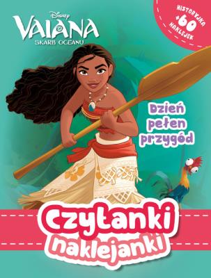 Czytanki naklejanki. Dzień pełen przygód. Disney Vaiana. Skarb Oceanu. Autor:   Praca zbiorowa. SmakLiter.pl Okładka książki Czytanki naklejanki. Dzień pełen przygód. Disney Vaiana. Skarb Oceanu