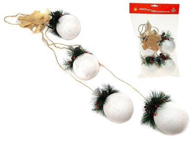 Opakowanie Dekoracja świąteczna z bombkami 70cm